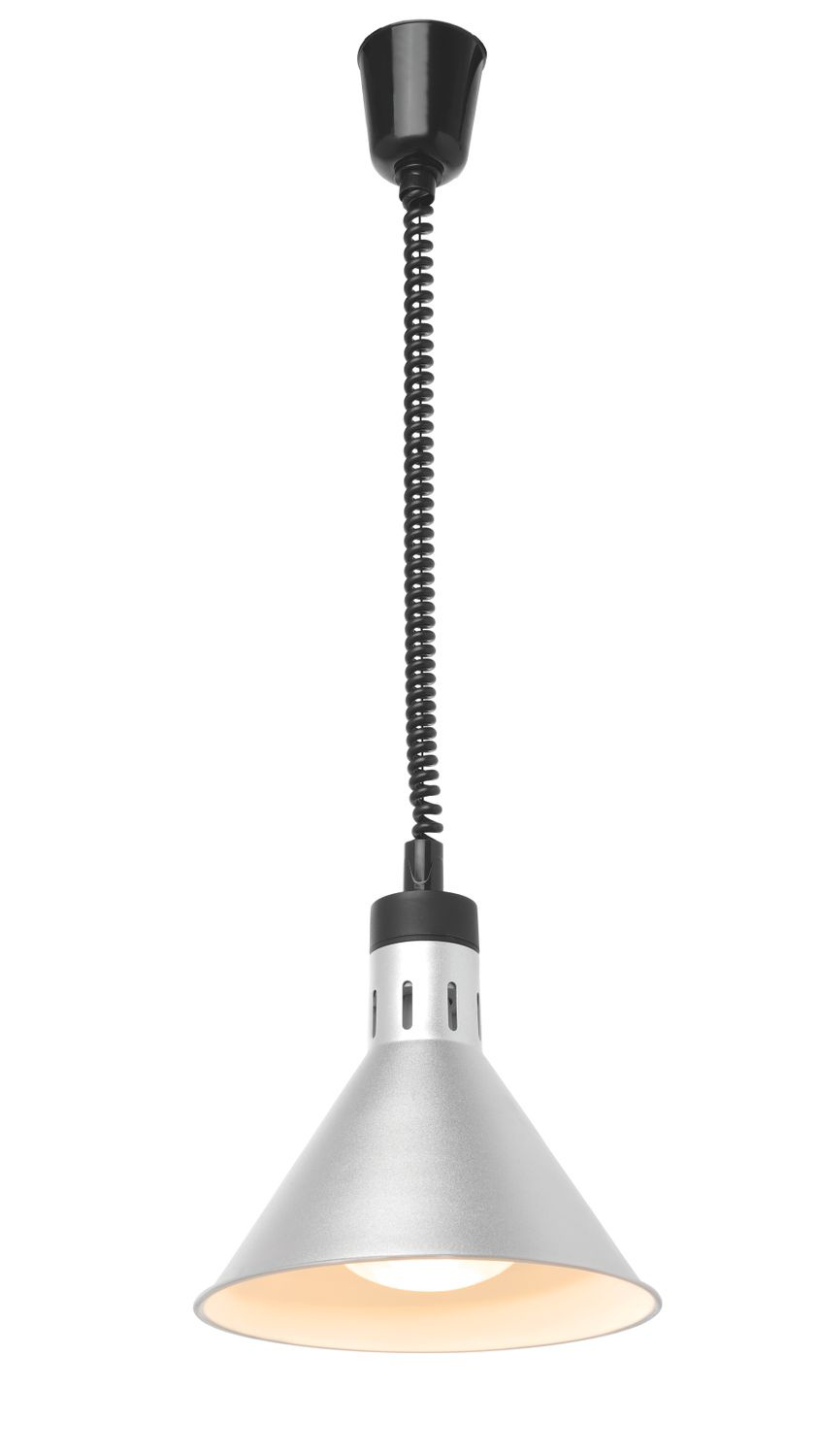 Ételmelegítő lámpa, ezüst színű, 27.5 cm, 0.25 kW | HENDI 273869