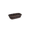 Kosár polipropilénből GN LINE, téglalap alakú, fekete-barna, GN 1/4, 27x16.5x7.5 cm | APS 40225