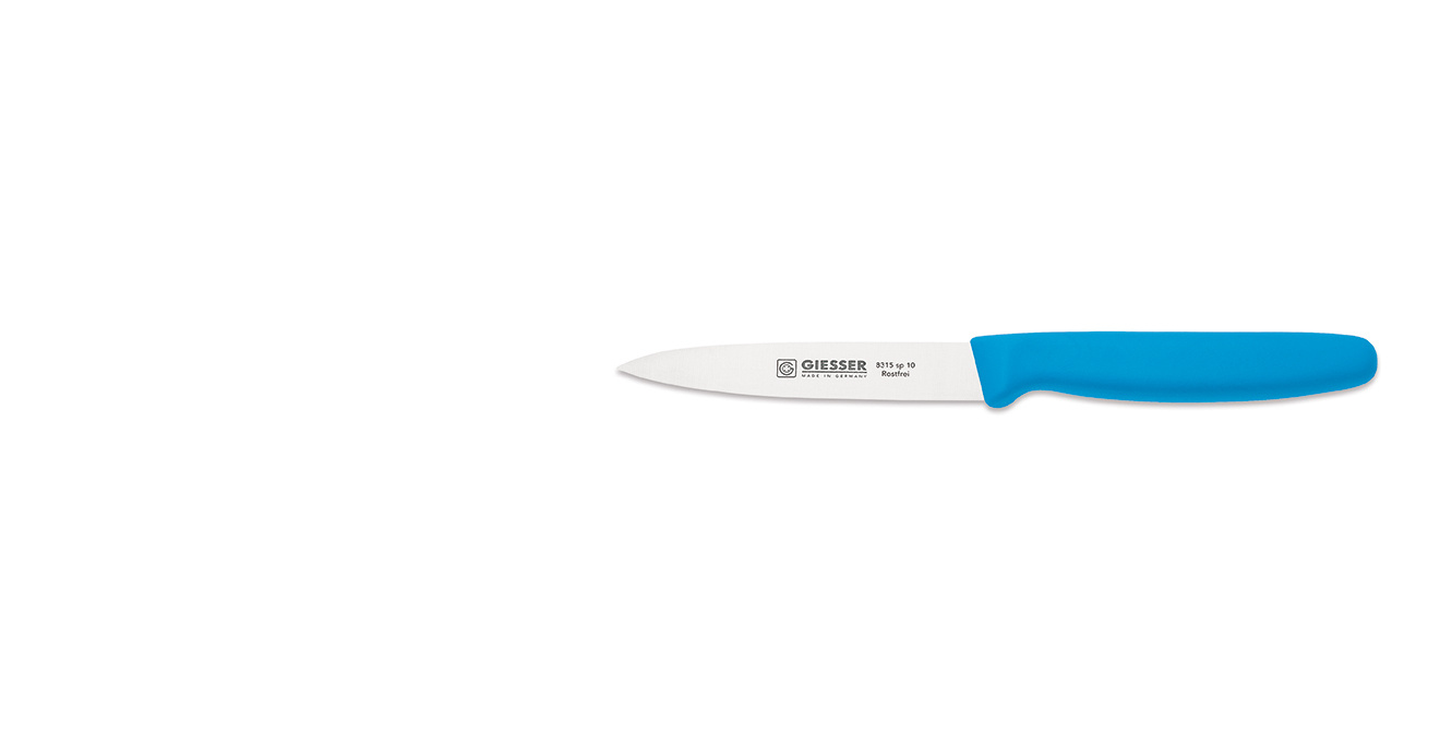 Kés hámozáshoz - 10 cm, világoskék | GIESSER MESSER 8315 sp 10 hb