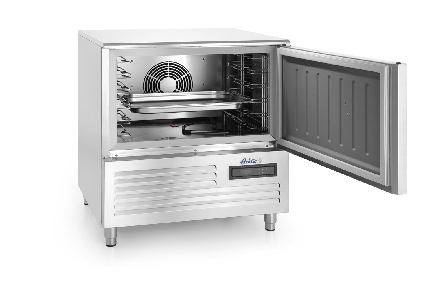 Sokkoló hűtő 5xGN1/1, 20 kg/ciklus, 1.42 kW, 75x74x85 cm | HENDI 232170