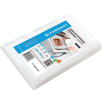 Vákuumcsomagoló tasakok sima 35x25 cm - 100 db | FORGAST FG03411