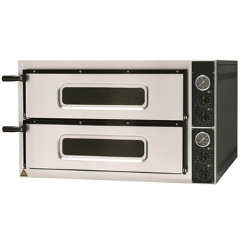 Pizzakemence 2 kamrás, 2x4x35 cm, 9.6 kW, 400 V | FORGAST FG09562