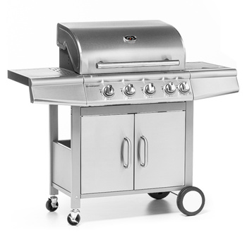 Kültéri gázgrill szekrénnyel és oldalsó égővel, égők száma 4+1, 17,4 kW | FORGAST FG09108