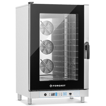 Elektromos kombi pároló sütő 10 GN 1/1 vagy 10 db 60x40 cm-es tepsi, 15.8 kW | FORGAST FG09521