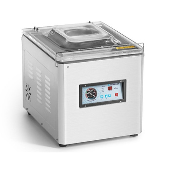 Kamrás vákuumcsomagoló gép, 35 cm-es hegesztőrúd, 0,9 kW, 230 V | FORGAST FG03435