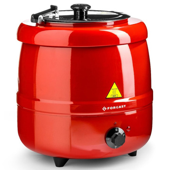 Elektromos leveses fazék 10 l, piros | FORGAST FG03013