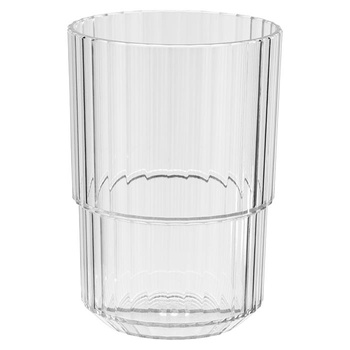 Tritán pohár LINEA, 400 ml, 8.5x12 cm, 48 darabos készlet | APS 10563