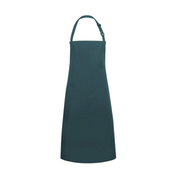 Konyhai kötény Basic 75 x 90 cm zsebbel és csattal fenyőzöld | KARLOWSKY BLS 5-80-Stck