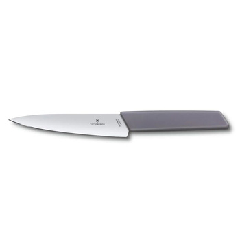 Konyhakés Swiss Modern lila, pengéhossz 15 cm | VICTORINOX 6.9016.1521B