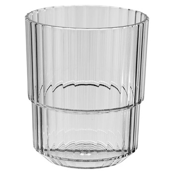 Tritán pohár LINEA, szürke színű 300 ml, 8.5x10 cm, 48 darabos készlet | APS 10567