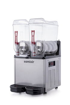 Granitor, fagyasztott italok készítésére szolgáló slush shake gép 2x12 l | SAMIXIR SLUSH24.I_R290