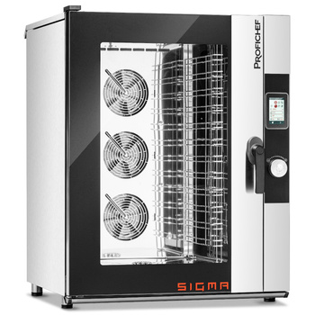 Elektromos kombipároló sütő Sigma 12 GN 1/1, elektronikus vezérlés, 15,7 kW, 400 V | PROFICHEF PCS11012