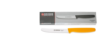Késkészlet hullámos éllel - 11 cm, 6 részes, sárga | GIESSER MESSER 8365 wsp 11-6 g