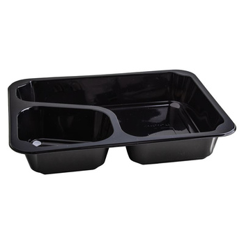 Hegeszthető tálca 227x178x50 fekete 2 rekeszes COLT 320db | GUILLIN MAPCORCT22750DC