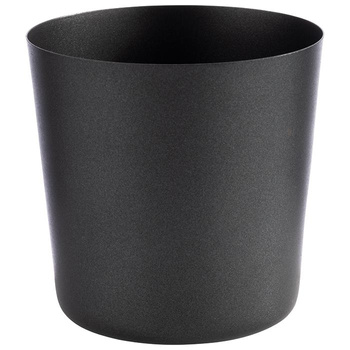 Szervírozó pohár LEVANTE, rozsdamentes acél, fekete, 8.5x8.5 cm | APS 40711