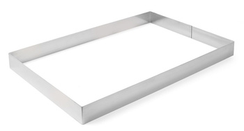 Sütő- és cukrászkeret téglalap alakú 38.5x28.5 cm | HENDI 512418