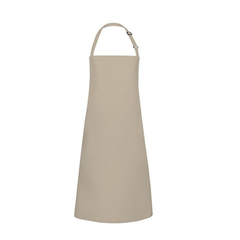 Konyhai kötény Basic 75 x 90 cm csattal homokszínű | KARLOWSKY BLS 4-19-Stck