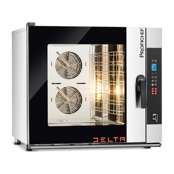Elektromos kombi pároló sütő Delta 7 GN 1/1, elektronikus vezérlés, 10,6 kW, 400 V | PROFICHEF PCD311007
