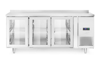 Hűtött munkaasztal, 3 ajtós, 180x70x85 cm, 450 l, 4 kWh/nap | ARKTIC 233436