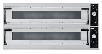 Kemence pizzához 2-kamrás Trays 66L Glass | PRISMAFOOD 227350