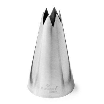 Csillagkrém díszítőcsővég, 8 mm | FORGAST FG11191