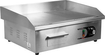 Elektromos grillezőlap 2/3 sima | YATO YG-04586