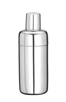 3 részes Cobbler shaker, fekete, rozsdamentes acél, 500 ml, magasság 20 cm | BAR UP 596999