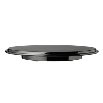 Tortatál, fekete, melaminból, 31 cm átmérő | APS 469