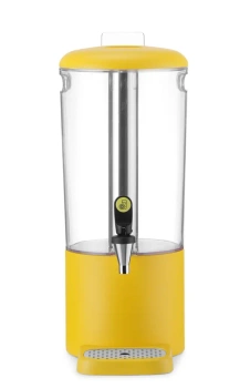 Gyümölcslé-adagoló, UNIQ, tervezte: Robert Bronwasser, 8L, sárga, 318x216x(M)532mm | HENDI 425039