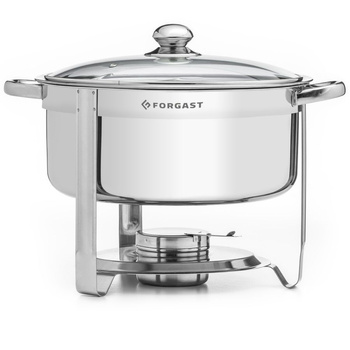 Melegítő kerek 7,5 l üzemanyaggal üvegfedővel | FORGAST FG03275V1