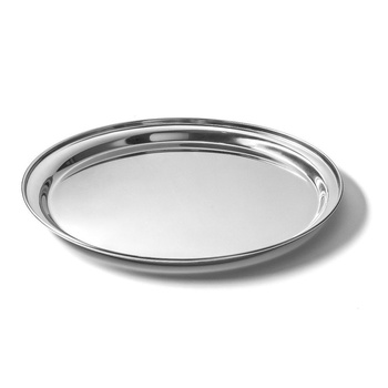 Acél kerek tálca, átm. 36 cm | FORGAST FG11537