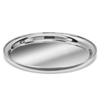 Tálca kerek, rozsdamentes acél, 41 cm | FORGAST FG11538