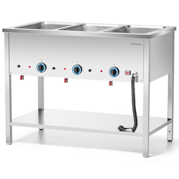 Elektromos szabadon álló melegen tartó pult 3xGN1/1, 2,4 kW, 230 V | FORGAST FG09463
