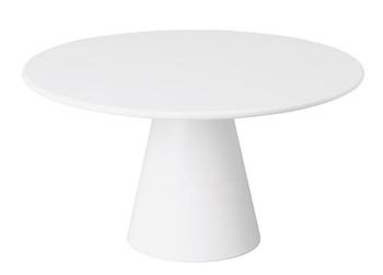 Torta- és süteménykínáló tál CASUAL, fehér, melaminból, 31 cm átmérő, 16 cm magasság | APS 83891