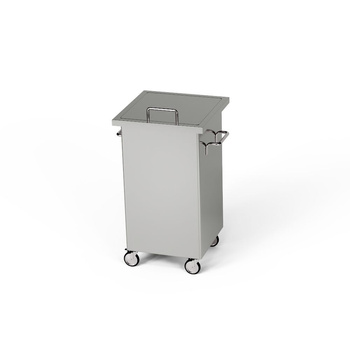 Hulladéktároló kerekeken fedéllel 45x45x60 cm | FORGAST FG04320/450/450/600