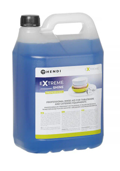 Öblítőszer edényekhez, öblítőfényesítő tulajdonságokkal Extreme Shine, 5 L | HENDI 975022