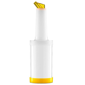 Adagoló palack bartendereknek sárga, 1 l, 26 cm | FORGAST FG03242