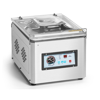 Vákuumcsomagoló gép kamrás, 30 cm-es hegesztőszalag, 0,7 kW, 230 V | FORGAST FG03430