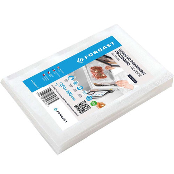 Vákuumcsomagoló sima tasakok 20x30 cm - 100 db | FORGAST FG03405
