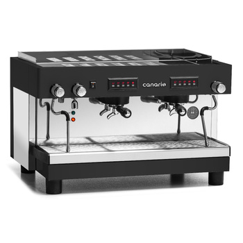 Kávéfőzőgép, 2 karos, fekete, 10,5 l, 4,5 kW, 230 V | CANARIO CAFE CC035
