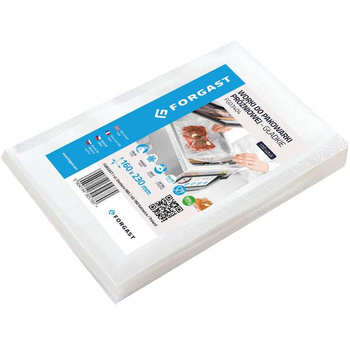 Vákuumcsomagoló sima tasakok 23x16 cm - 100 db | FORGAST FG03404