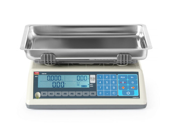 Számoló mérleg mély tállal és hitelesítéssel - 30 kg-ig | TEM TEM030C-PZR
