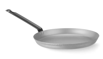 Acél palacsintasütő serpenyő, átmérő 29 cm, magasság 10 cm | HENDI 629499