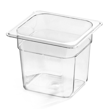 GN 1/6 tárolóedény 15 cm polikarbonátból, 2 l | FORGAST FG06765