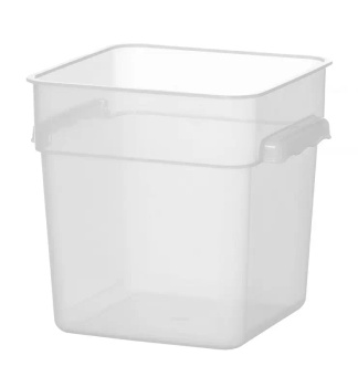 Élelmiszertároló edény elválasztóval, űrtart. 7,6 l | HENDI 870938