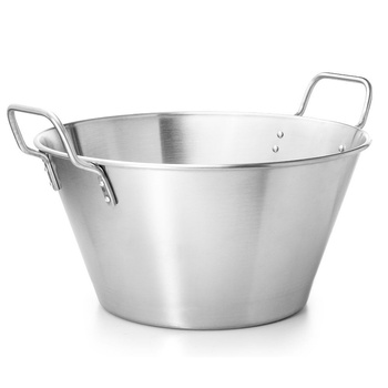 Acél kád fogantyúkkal, átm. 40 cm | FORGAST FG02840