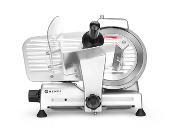 Szeletelőgép felvágottakhoz Kitchen Line 220, vágási vastagság 0–12 mm, kés átmérője 22 cm | HENDI 210048