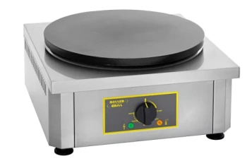 Elektromos palacsintasütő, öntöttvas sütőlap 40 cm, 3,6 kW, 230 V | ROLLER GRILL CSE 400