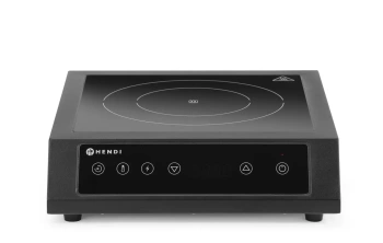 Indukciós főzőlap 3500 D XL, fekete, 3,5 kW, 230 V | HENDI 239957