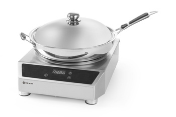 Indukciós wok tűzhely, 3,5 kW, 230 V | HENDI 239681